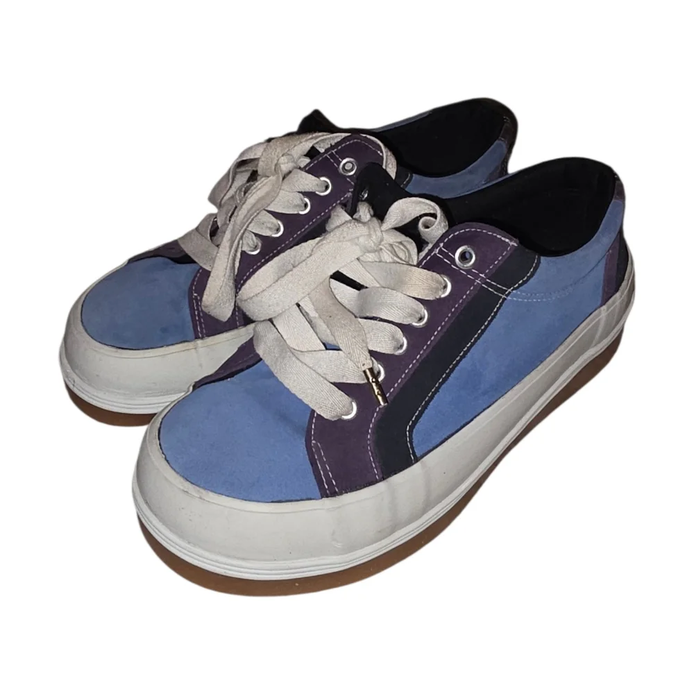 Express 90s Platform Colorblock Sneaker - Picture 8 of 10